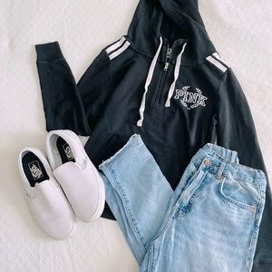 Victoria Secret Pink Quarter ZIP Hoodie